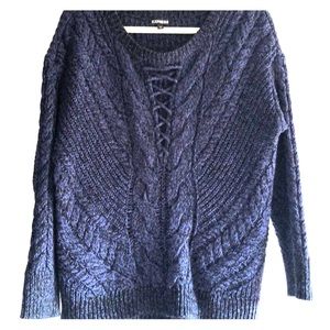 Blue & Black Express sweater